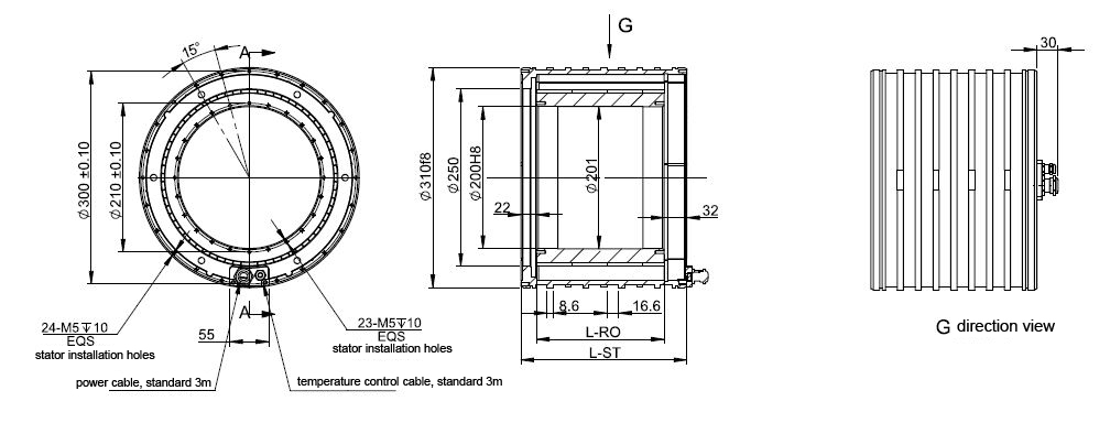 Frameless Inner Rotor Torque Motor