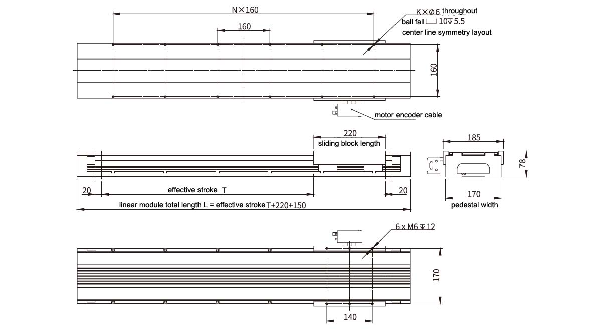 HAN'S High Precision CNC Linear Motion Guide Rail 