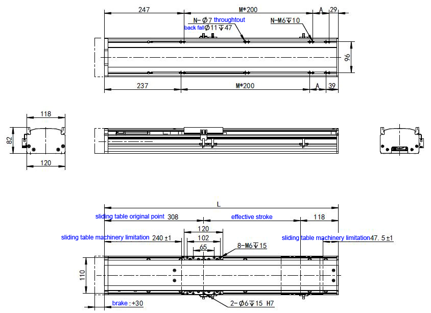 HAN'S MOTOR Ball Screw High Precision Linear Guide For CNC Motion