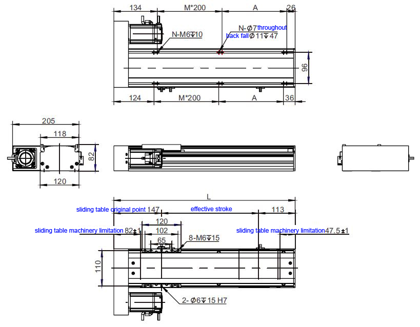 Ball Screw High Precision Linear Guide For CNC Motion HAN'S LASER 