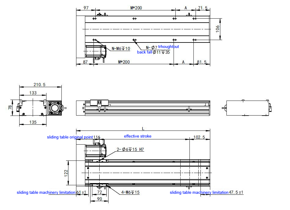 linear motion guide rail 
