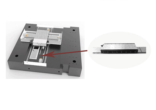 linear motor with iron core