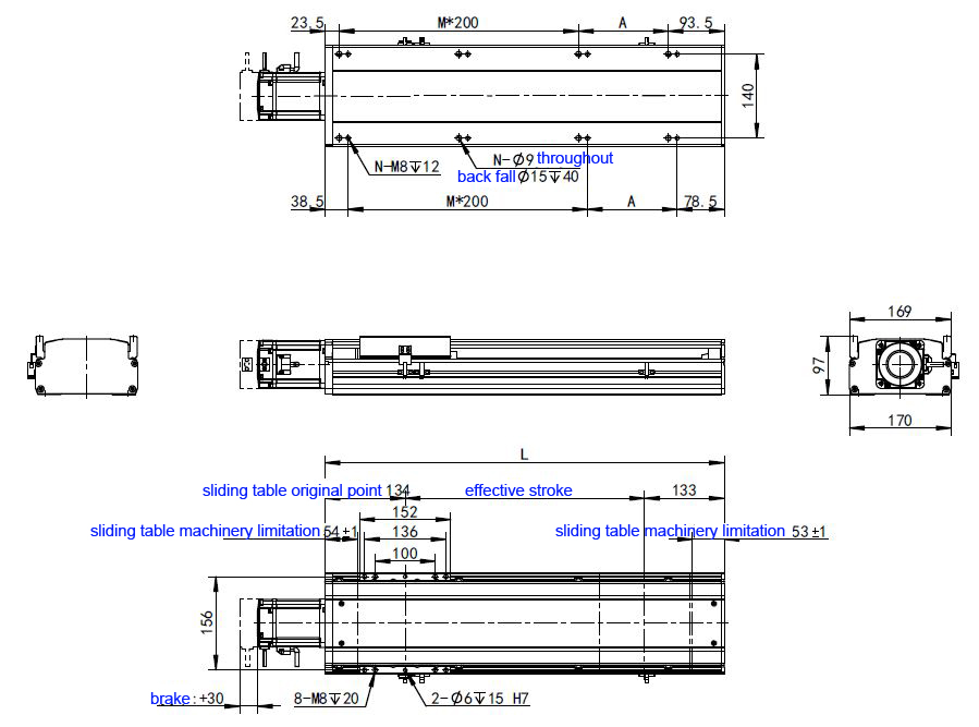 HAN'S LASER linear motion guide rail module