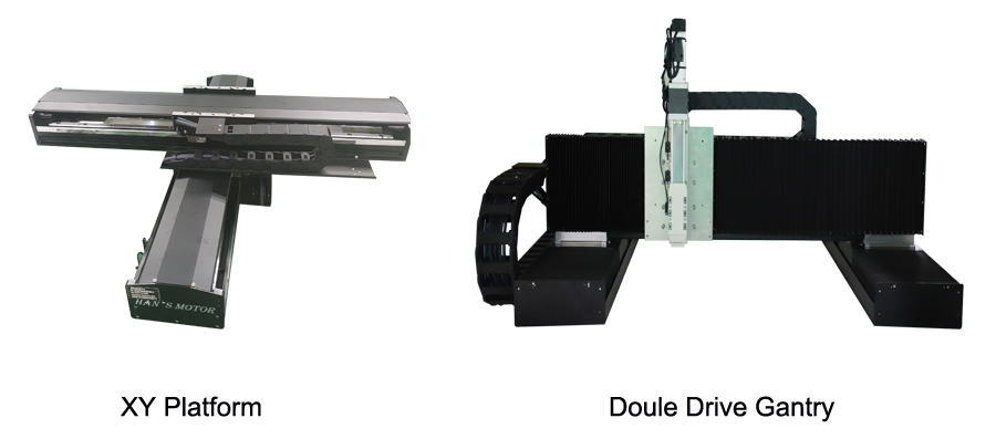 Single linear module with linear motor