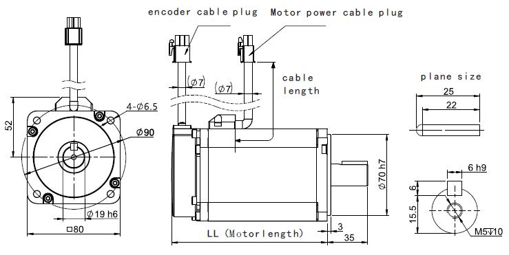 AC servo motor with driver HAN'S MOTOR