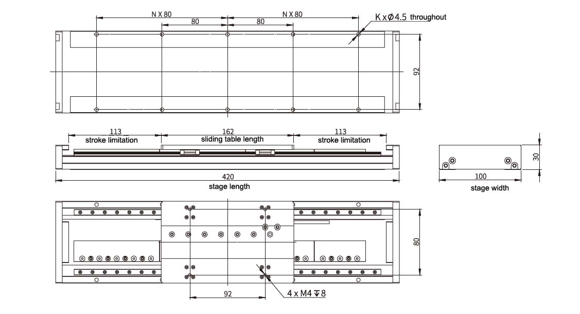 Linear Motion System Stage